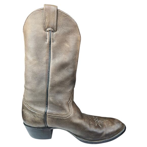 Larry Mahan Men’s Brown Soft Leather Cowboy Boot Size US 11.5 D - Picture 4 of 11